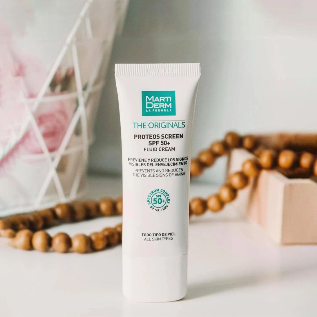 Kem Chống Nắng MartiDerm The Originals Proteos Screen SPF50+ Fluid Cream