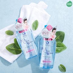 Nước Tẩy Trang Senka Micellar Dưỡng Trắng All Clear Water Micellar Formula White 230ml