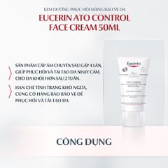 Kem Dưỡng Eucerin Phục Hồi Tái Tạo Da Nhạy Cảm Ato Control Face Cream 50ml