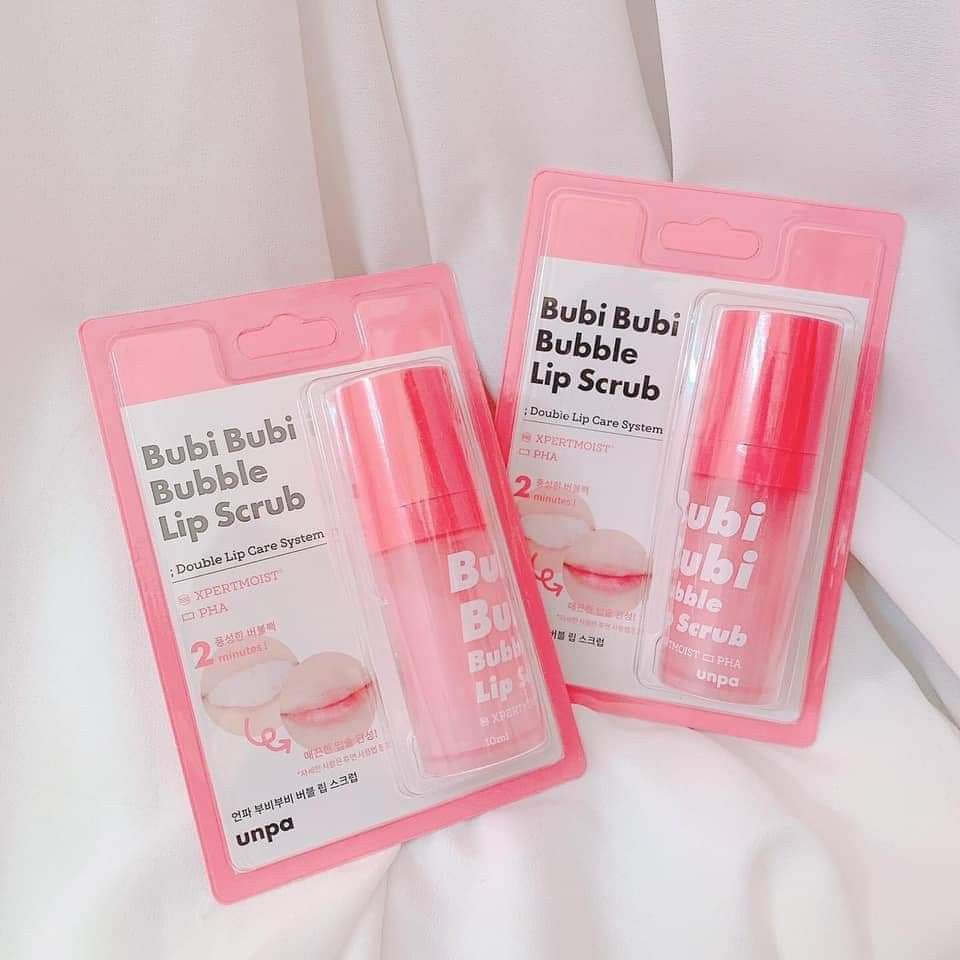 Tẩy Tế Bào Chết Môi sủi bọt Bubi lip (mẫu mới)