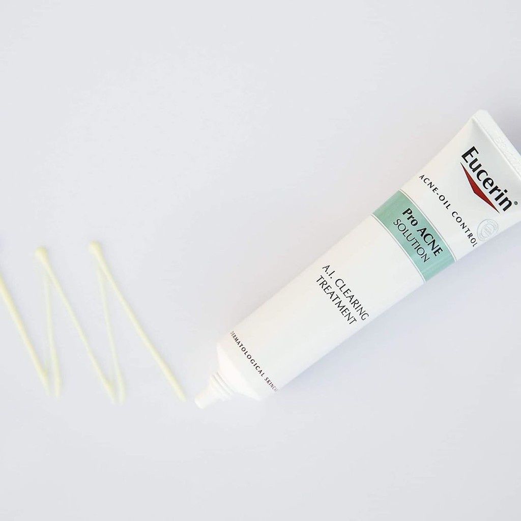 Gel Dưỡng Eucerin Pro ACNE Solution A.I Clearing TreatmentGiảm Mụn Viêm & Không Viêm 40ml