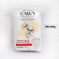 Bông tẩy trang Bông Bạch Tuyết Calla Sạch Sâu và Mềm Mịn