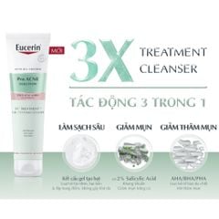 Gel Rửa Mặt Eucerin Treatment Gel To Foam Cleanser