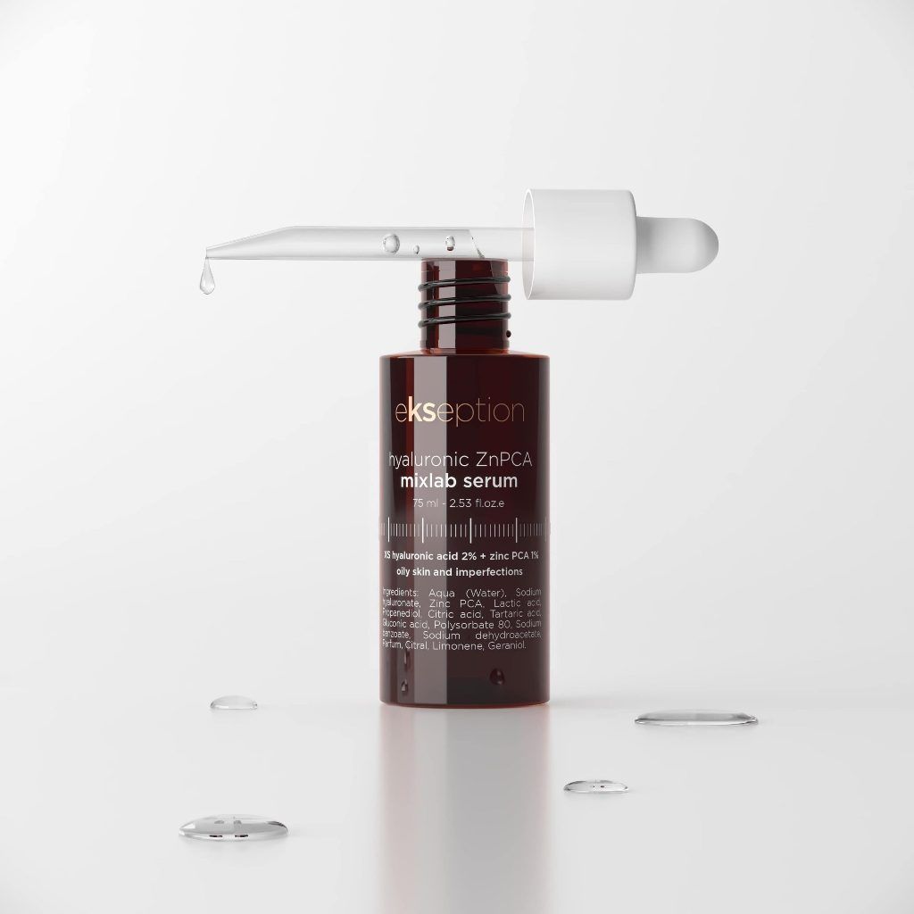 Tinh Chất Giảm Mụn Ekseption Hyaluronic ZnPCA Mixlab Serum Kiểm Soát Dầu 75ml