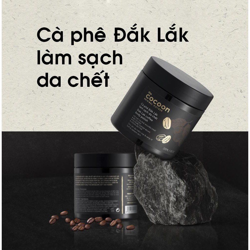 Tẩy da chết body Cocoon Cà Phê Đắk Lắk
