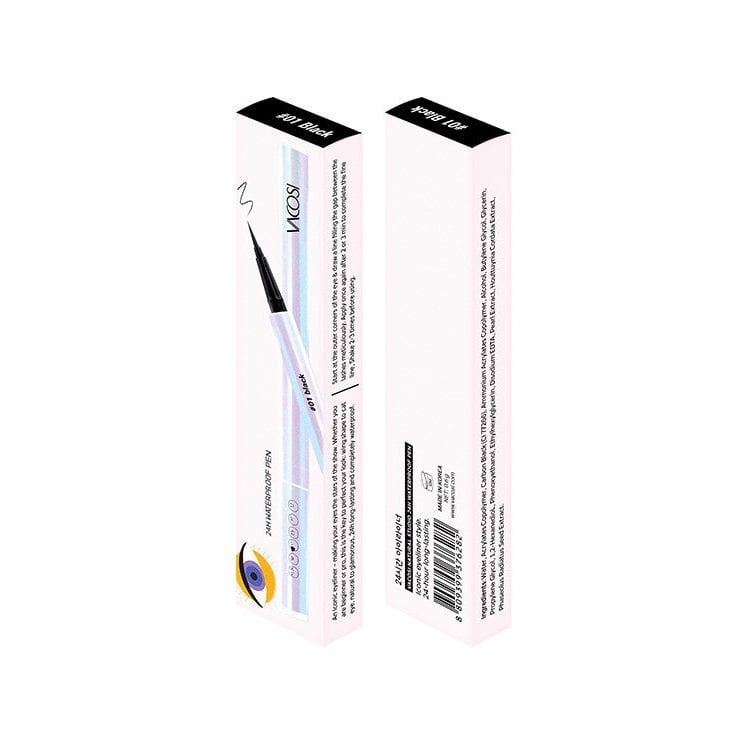 Bút Kẻ Mắt Lâu Trôi Vacosi Waterproof Eyeliner - VM25 0.6g