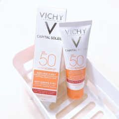 Kem chống nắng chống lão hoá Vichy Ideal Soleil Anti Age SPF50+ 50ml
