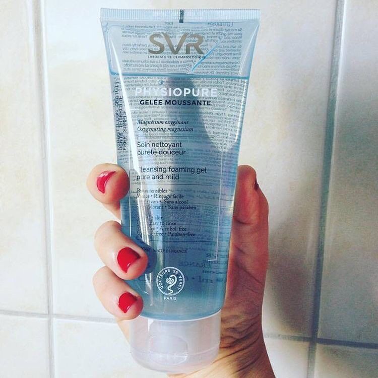 Gel rửa mặt SVR Physiopure Gelée Moussante dành cho da nhạy cảm