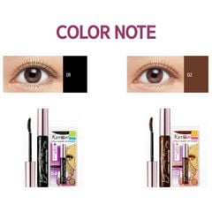 Mascara KISS ME Heroine Make Long/Volume And Curl Super Waterproof Mascara Nâng Cong Và Dài Mi