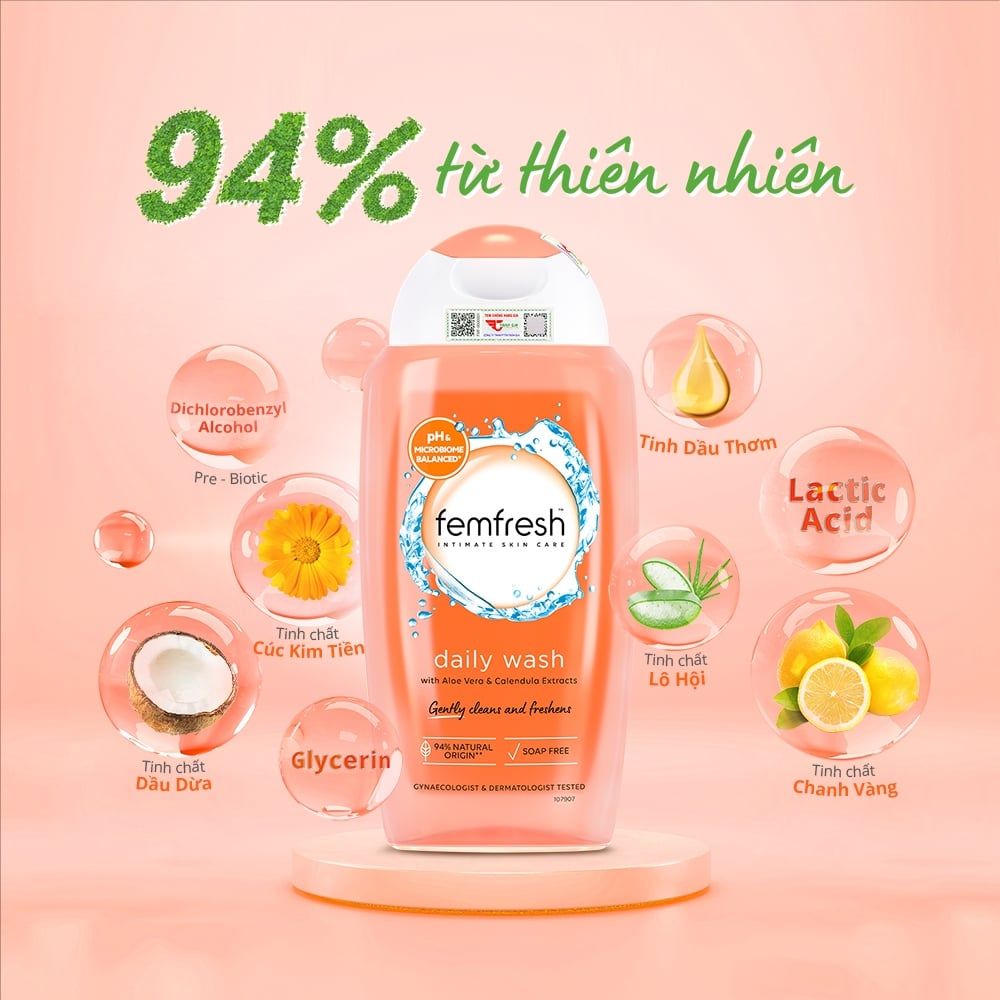 Dung Dịch Vệ Sinh Femfresh Daily Intimate Wash 250ml