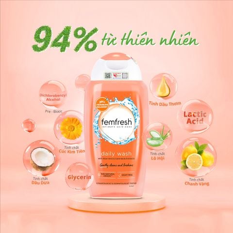 Dung Dịch Vệ Sinh Femfresh Daily Intimate Wash 250ml