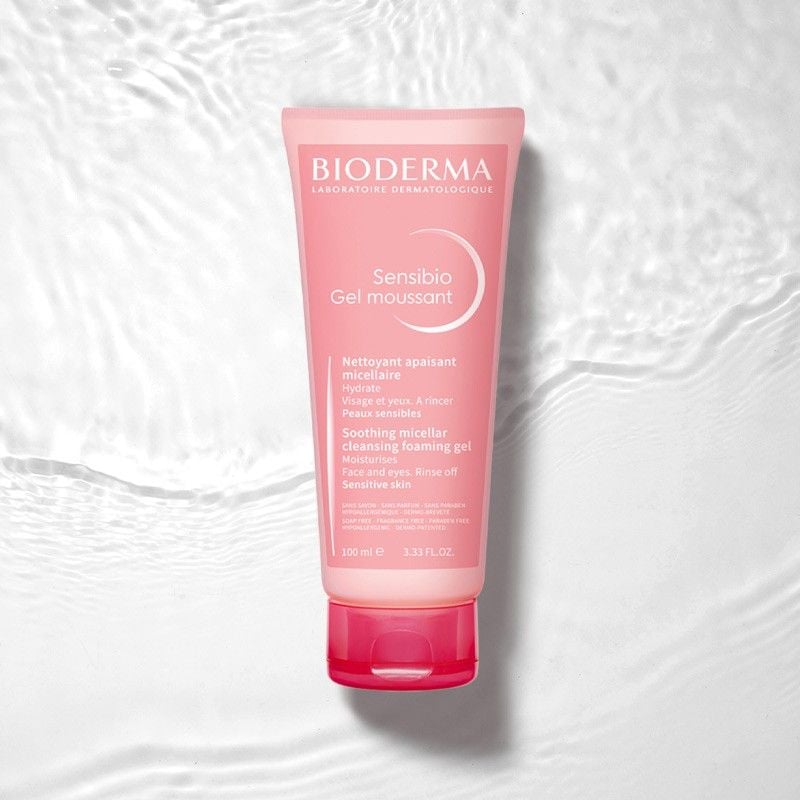Gel rửa mặt tạo bọt cho da nhạy cảm Bioderma Sensibio Gel Moussant