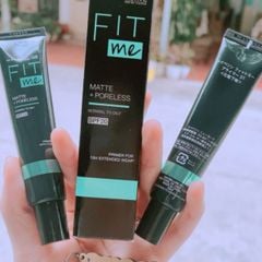 Kem Lót Kiềm Dầu Ngăn Xuống Tông SPF 20 Fit Me Primer Matte+Poreless Maybelline New York 30ml