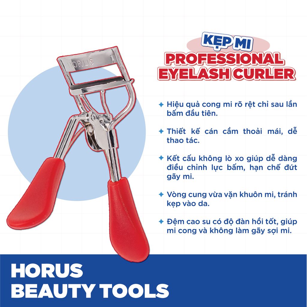 Bấm Mi Horus Professional Eyelash Curler