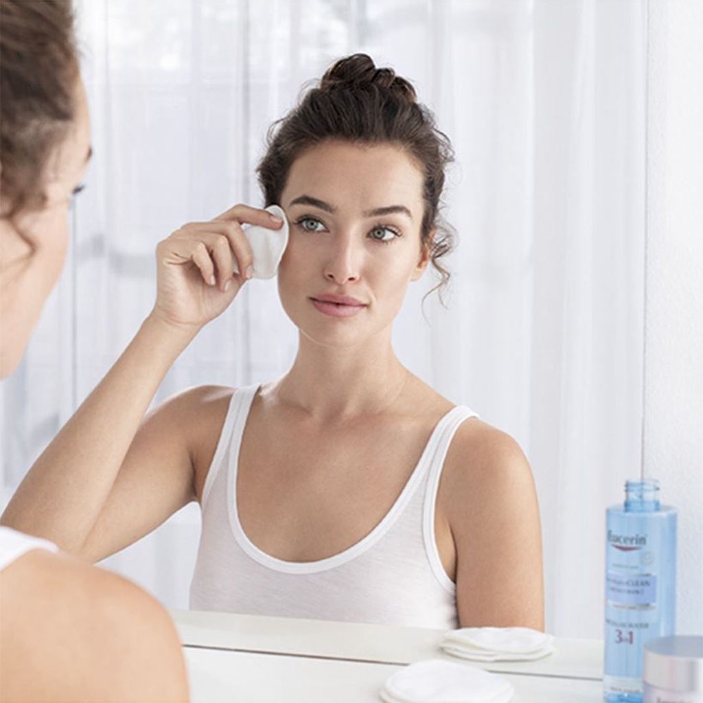 Tẩy trang Eucerin DermatoClean Hyaluron Micellar Water 3in1 cho da nhạy cảm