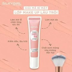 Kem Lót Che Lỗ Chân Lông Silkygirl Instant Pore Fix Primer 15ml