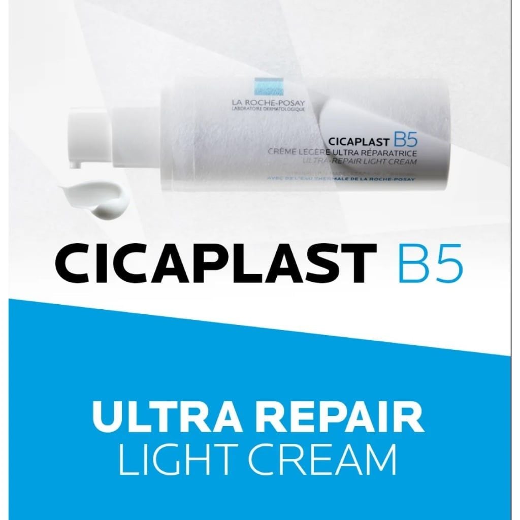 Kem Dưỡng Cấp Ẩm, Làm Dịu, Phục Hồi Da La Roche-Posay Cicaplast B5 Ultra-Repair Light Cream 40ml