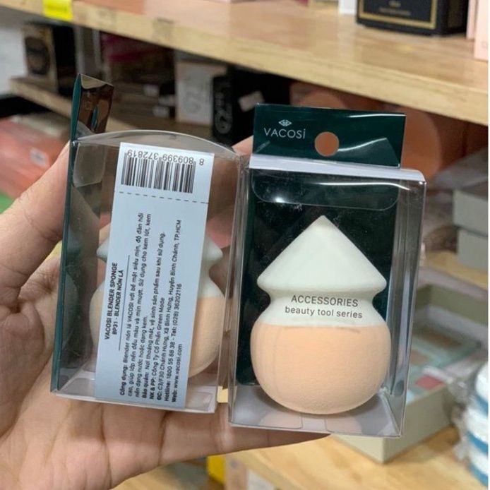Bông Phấn Ướt Nón Lá Vacosi Lightpulb Sponge BP31