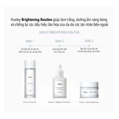 Set dưỡng trắng da Huxley