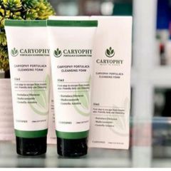 Sữa Rửa Mặt Ngừa Mụn, Kiềm Dầu Caryophy Portulaca Foam Cleanser 150ml