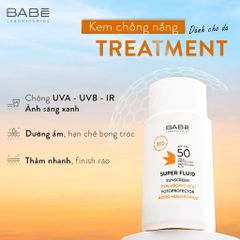 Kem Chống Nắng BABE Super Fluid Sunscreen SPF 50 (50ml)