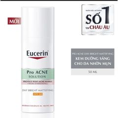 Kem Dưỡng Eucerin Cho Da Thâm Mụn Pro Acne Solution Day Bright Mattifying SPF30 50ml