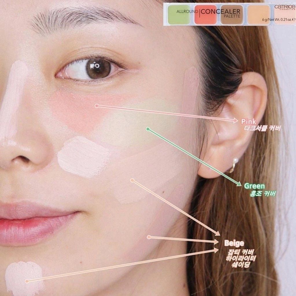 Bảng Che Khuyết Điểm Đa Năng 5 Ô Catrice AllRound Concealer Palette
