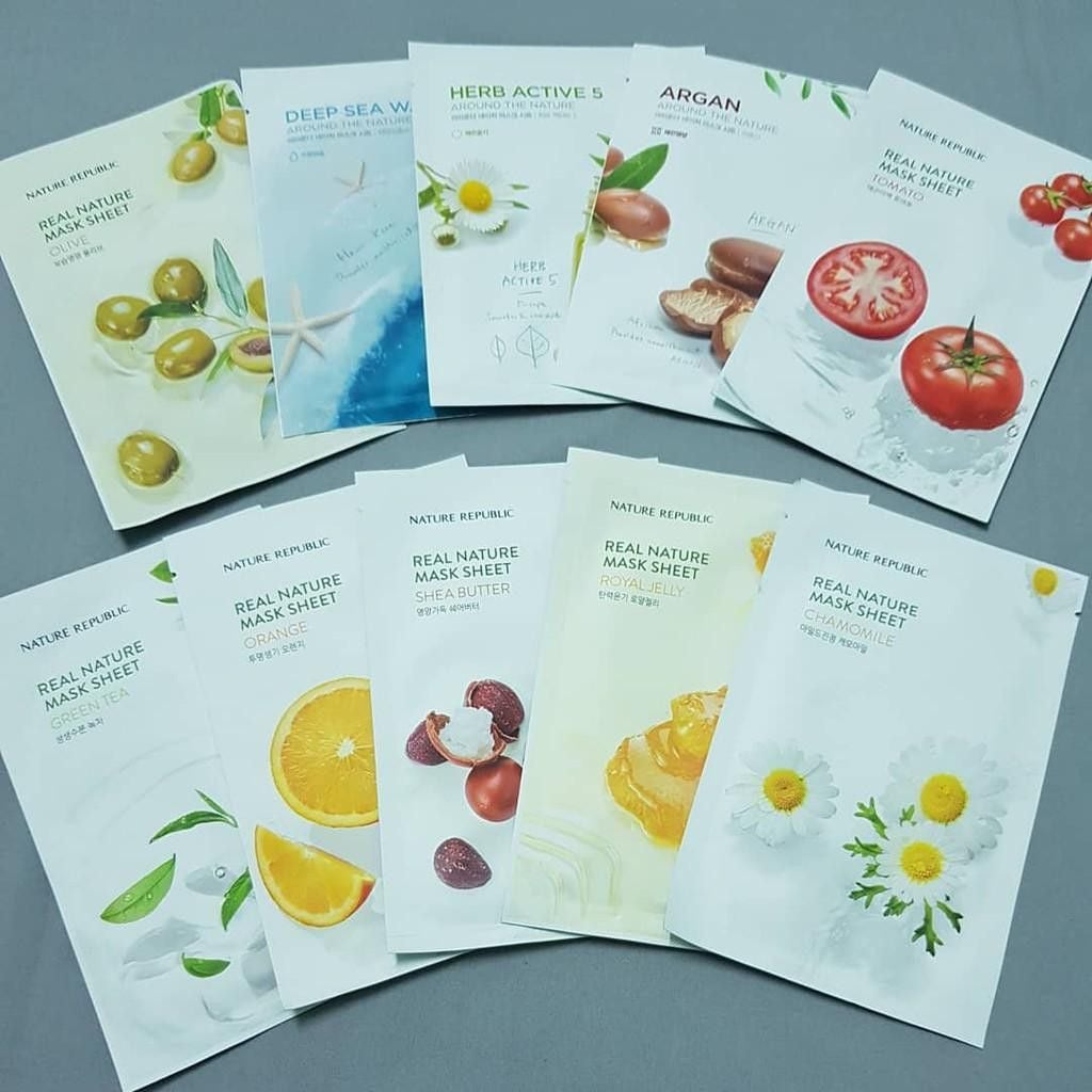Mặt Nạ Giấy Nature Republic Real Nature Mask Sheet