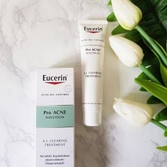 Gel Dưỡng Eucerin Pro ACNE Solution A.I Clearing TreatmentGiảm Mụn Viêm & Không Viêm 40ml