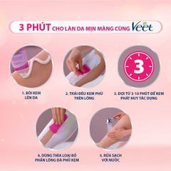 Kem tẩy lông Veet chính hãng, an toàn sạch sẽ tuýp