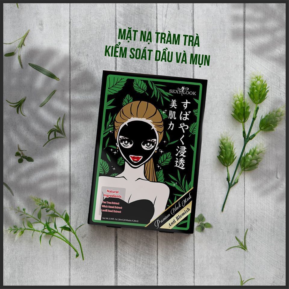 Mặt nạ giấy Sexylook premium black mask
