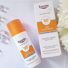 Kem Chống Nắng Kiểm Soát Nhờn Eucerin Sun Gel Cream Acne Oil Control SPF 50+ PA+++ 50ml