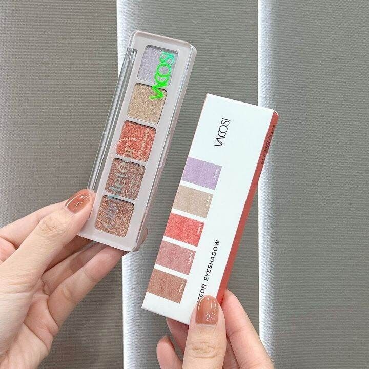 BẢNG MÀU MẮT 5 Ô VACOSI METEOR EYESHADOW - VP29