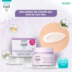 Kem Dưỡng Ẩm Curél Chuyên Sâu Cho Da Lão Hóa 40g Aging Care Series Moisture Facial Cream