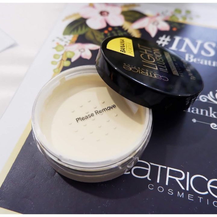 PHẤN PHỦ CATRICE LOOSE BANANA POWDER LÊN TONE TỰ NHIÊN