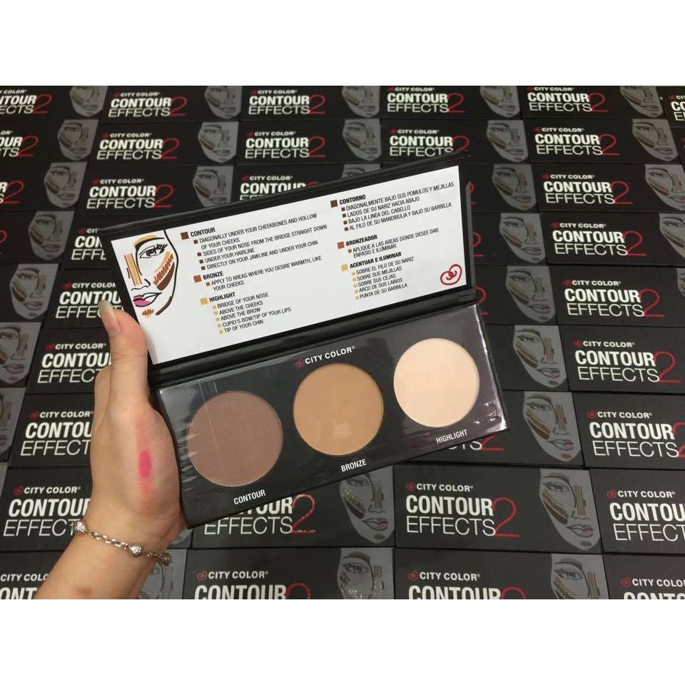 Tạo khối 3 ô Hilight City Color contour palette