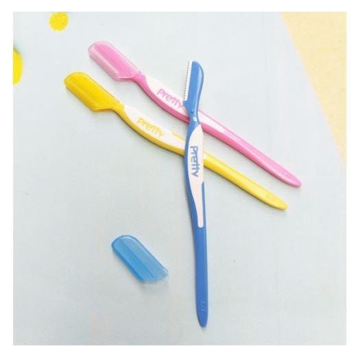 Set 3 Dao Cạo Lông Mày & Mặt Kai Pretty Kháng Khuẩn Nhật Bản