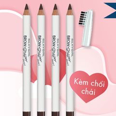 Chì Mày Kèm Chổi Silkygirl Brow Shaper Pencil
