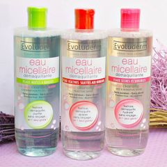 Nước tẩy trang Evoluderm Eau Micellaire 500ml