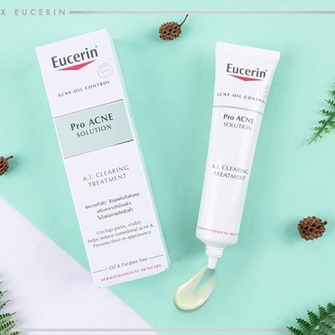 Gel Dưỡng Eucerin Pro ACNE Solution A.I Clearing TreatmentGiảm Mụn Viêm & Không Viêm 40ml
