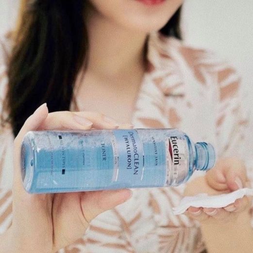 Nước Cân Bằng Eucerin Dermato Clean Hyaluron Dành Cho Da Nhạy Cảm 200ml