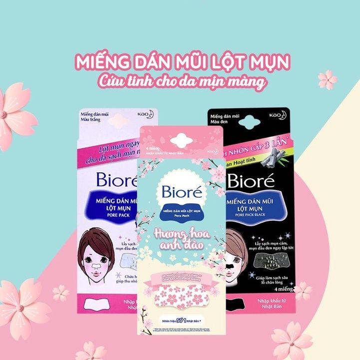 Miếng Dán Mũi Lột Mụn Biore Pore Pack 4.9