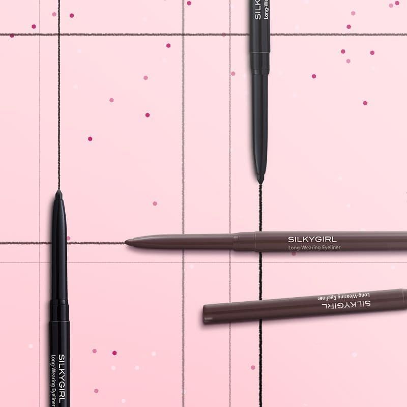 Chì kẻ viền mắt SilkyGirl long wearing eyeliner