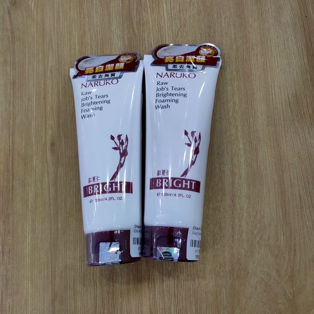 Sữa Rửa Mặt Naruko Ý Dĩ RJT Pore Minimizing & Brightening Foaming Wash 120ml