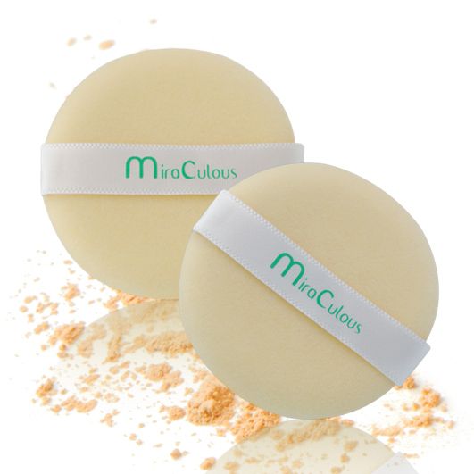Bông Phấn Nước MiraCulous phấn ướt tay cầm vuông/ tròn bịch 2 miếng