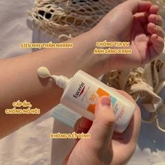 Chống nắng dạng sữa cho da nhạy cảm Eucerin Hydro Protect Ultra Light Fluid SPF 50+ 50ml
