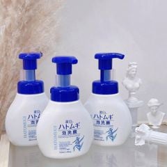 Sữa Rửa Mặt Tạo Bọt Hatomugi Facial whip 160ml Nhật Bản