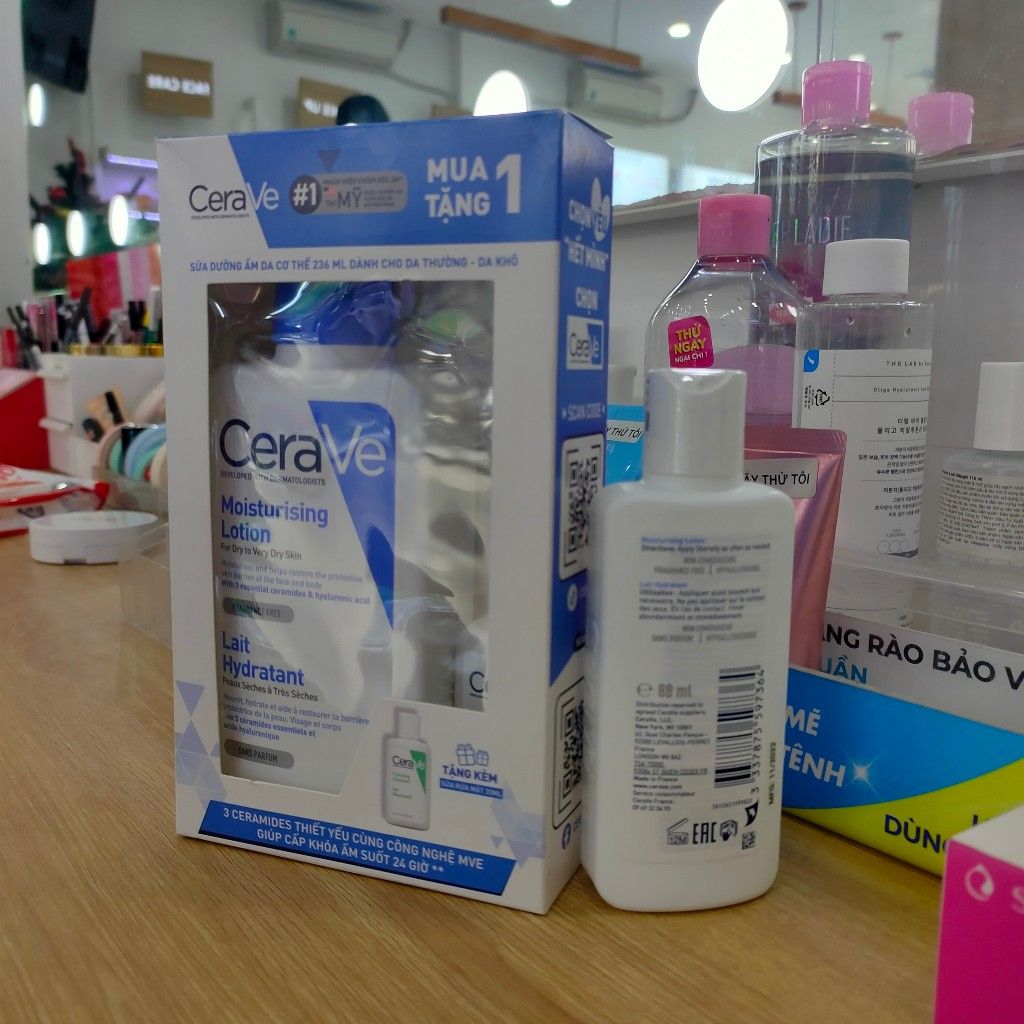 Kem Dưỡng Ẩm CeraVe Moisturising Cream Dành Cho Da Khô