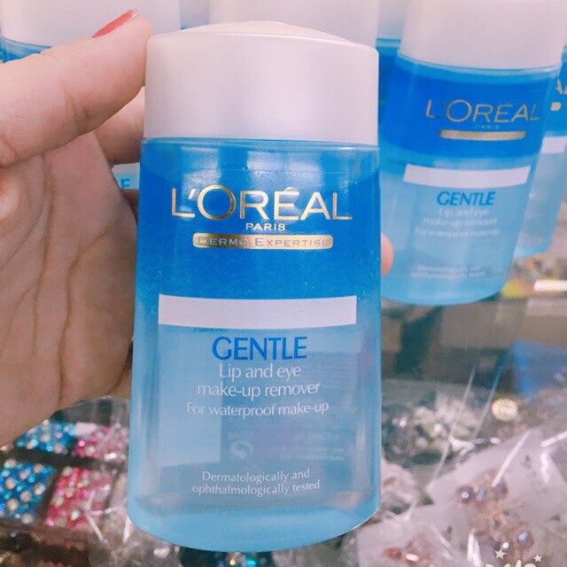 Nước Tẩy Trang Mắt Môi Loreal Gentle Lip&Eye Makeup Remover 125ml
