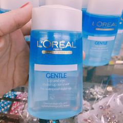 Nước Tẩy Trang Mắt Môi Loreal Gentle Lip&Eye Makeup Remover 125ml